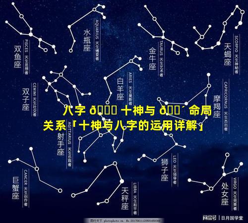 八字 🐋 十神与 🐴 命局关系「十神与八字的运用详解」